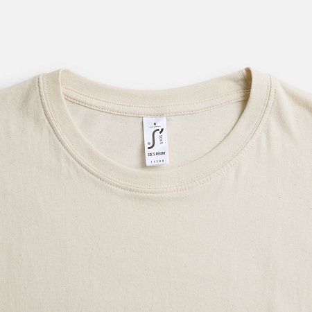 Футболка унисекс Regent 150, светло-бежевая (неокрашенная), размер XL