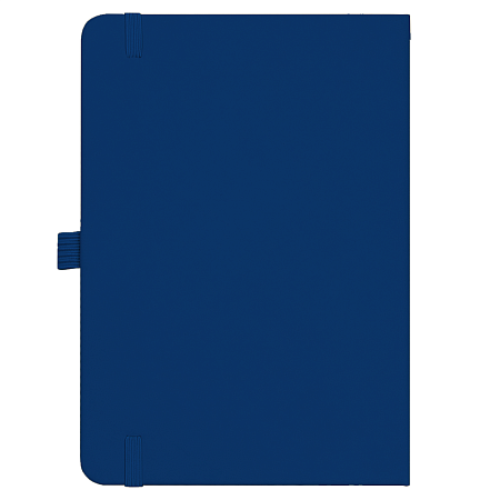 Блокнот Forest  Alfa Polo Soft А5, недатированный, в твердой обложке, с резинкой и петлей для ручки, темно-синий