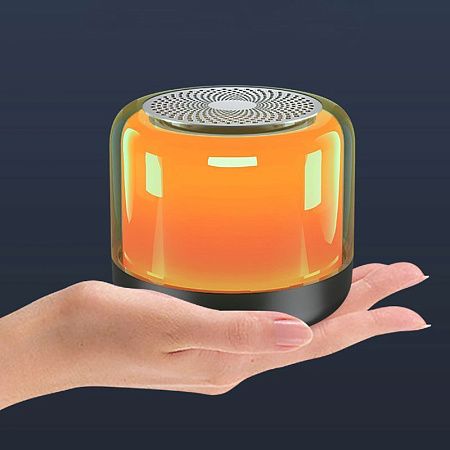 Колонка беспроводная MyTone Light Sound со светомузыкой, черная