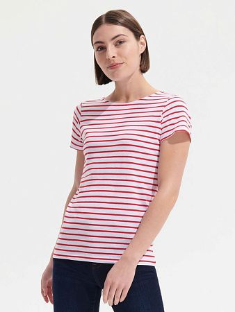 Футболка Miles Women серая с желтым, размер XS