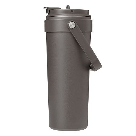 Термокружка вакуумная Solo, серая