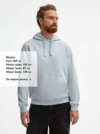 Толстовка унисекс Spencer, голубая, размер XS