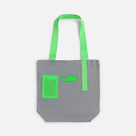 Шопер-конструктор Taga с зелеными элементами