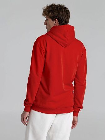 Толстовка на молнии с капюшоном Unit Siverga Heavy, красная, размер S v2