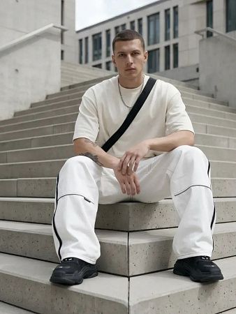 Футболка Oversize Premium 210, молочно-белая, размер XL