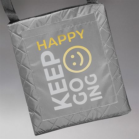 Плед для пикника "Rest"; серый; 115 х 140 см; двухсторонний материал флис 150 гр/м2+оксфорд  210 T