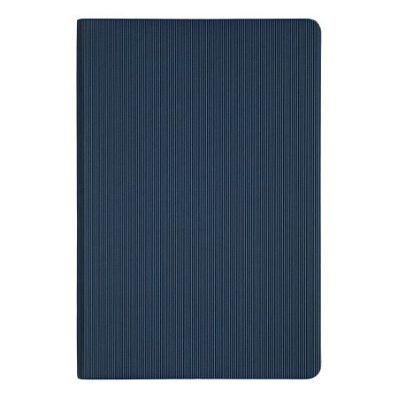 Ежедневник Flexy Happy Line А5, темно-синий, недатированный, в гибкой обложке