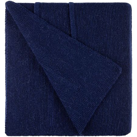 Плед Nessona Alpaca, темно-синий