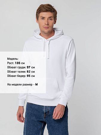 Худи унисекс Sublimatism, белое, размер S