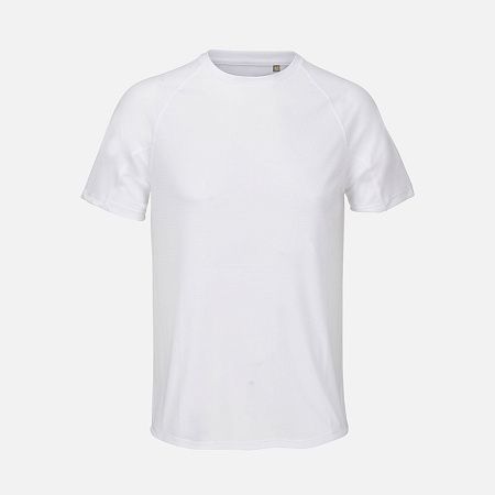 Футболка спортивная унисекс Vortex, белая, размер XS