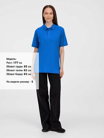 Рубашка поло унисекс Tervise, ярко-синяя (royal), размер M
