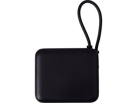 Внешний аккумулятор со встроенным кабелем «Liri», QC/PD, 10000 мАч