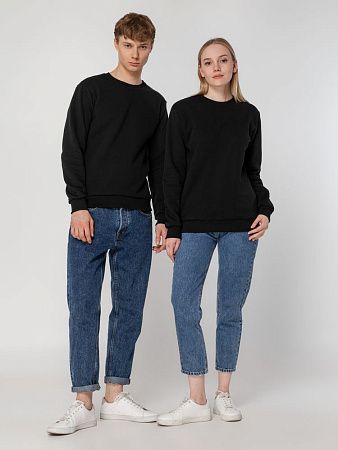 Толстовка Unit Toima Heavy, черная, размер XS