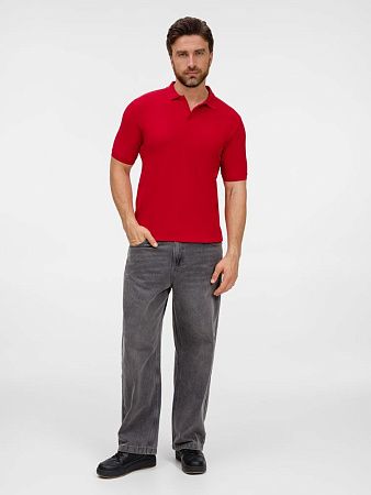 Рубашка поло унисекс Upswing, красная, размер S