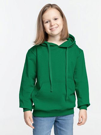 Худи детское Kirenga Kids 2.0, зеленое, размер 8 лет (118-128 см)