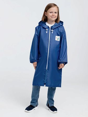 Дождевик детский Rainman Kids, ярко-синий, размер 10-12 лет (134–150 см)