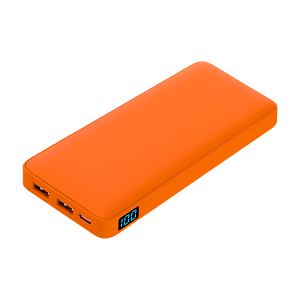 Внешний аккумулятор с подсветкой Ancor PD Plus 10000 mAh, оранжевый