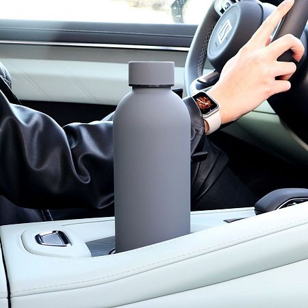 Термобутылка Perfecto софт-тач, серый