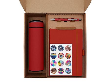 Набор «Warmpage» с термосом, блокнотом, ручкой и чаем