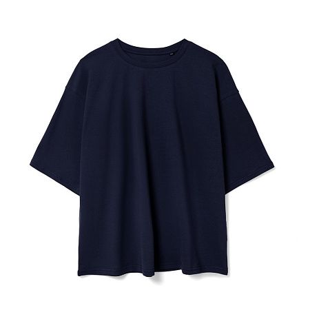 Футболка унисекс оверсайз Street Vibes, темно-синяя, размер XL/2XL