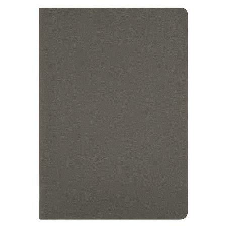 Ежедневник Latte soft touch недатированный, серый