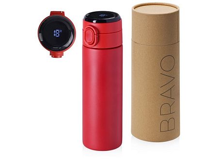 Вакуумная термокружка с индикатором и медной изоляцией «Bravo», тубус, 400 мл