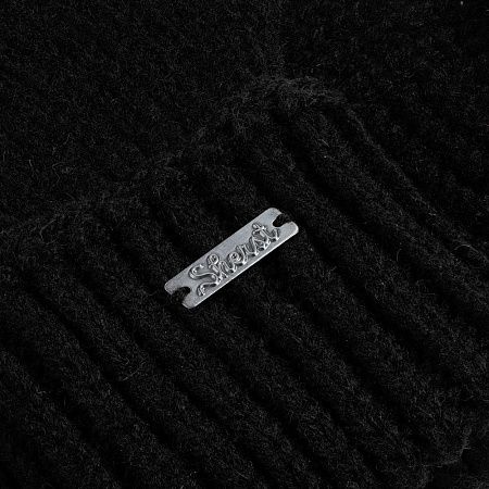 Варежки Brugge, черные, размер S/M