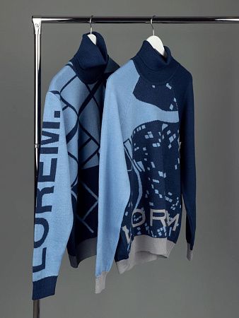 Свитер на заказ Tricksy Net, полушерсть, размер XS