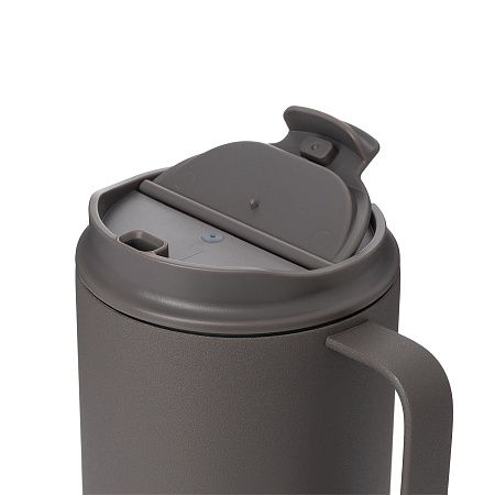 Термокружка вакуумная Aventura, серая