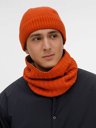 Шапка ComFleece, темно-оранжевая (кирпичная)