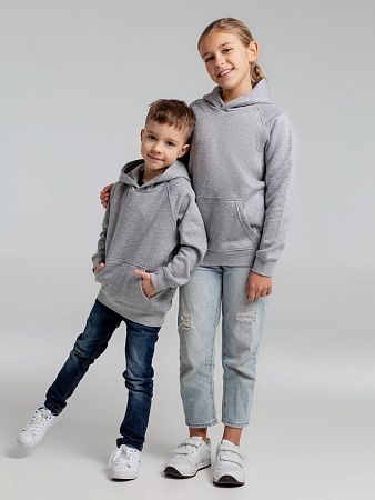 Толстовка детская Stellar Kids, серый меланж, размер 8 лет (118-128 см)