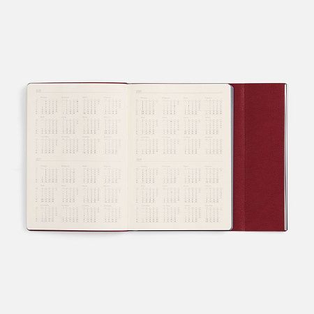 Ежедневник Petrus Flap, недатированный, красный