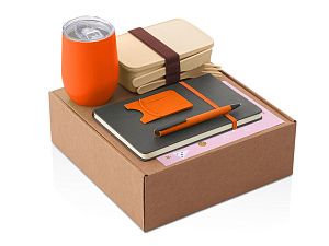 Набор «Refreshment» с термокружкой, блокнотом, ручкой и ланчбоксом