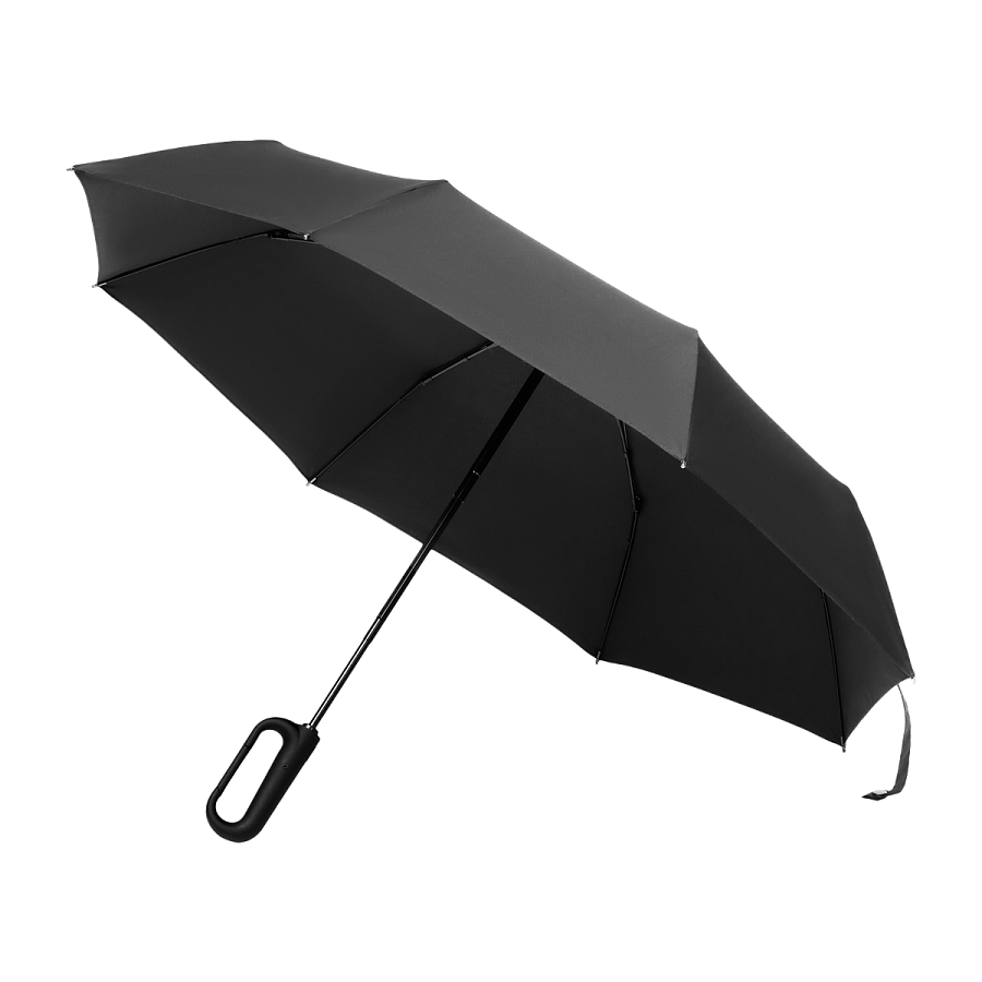 Зонт складной Азимут (Azimut), черный