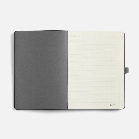 Ежедневник Peel Flex, недатированный, серый