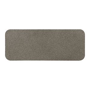 Шеврон Rectangle NUBA размер 75*29 мм, светло-серый, со скругленными углами