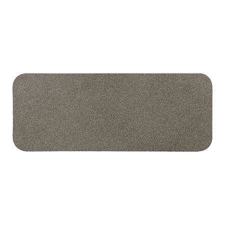 Шеврон Rectangle NUBA размер 75*29 мм, светло-серый, со скругленными углами