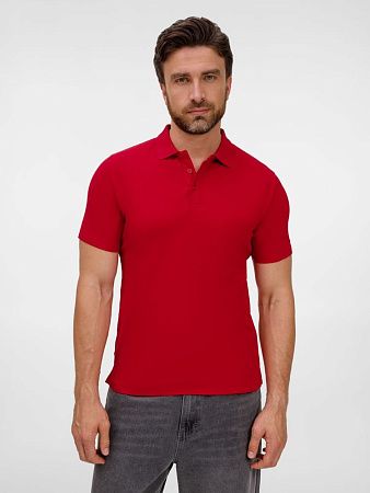 Рубашка поло унисекс Tervise, красная, размер XXL