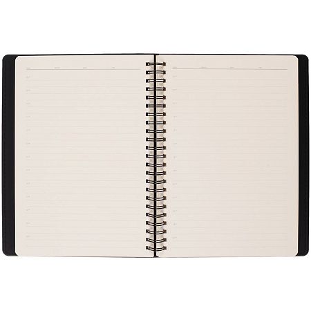 Ежедневник Spring Urban на заказ, недатированный, черный