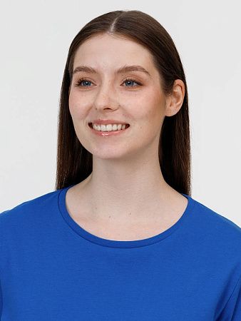 Футболка женская E150, ярко-синяя, размер XS