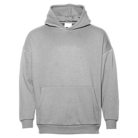 Худи унисекс STAN оверсайз интерсофт 320, 69, Серый меланж,  (50/60)  (54/XXL)