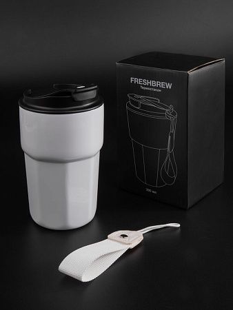 Термостакан Freshbrew, белый