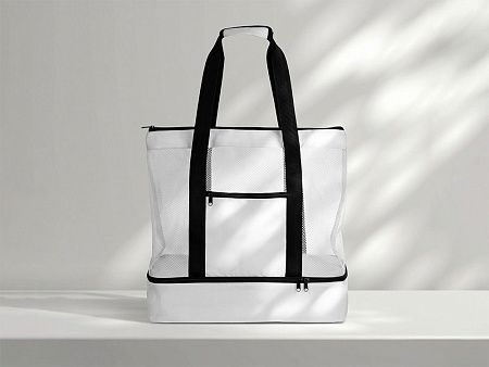 Сумка для шопинга и пляжа «Coolmesh» с изотермическим отделением внизу