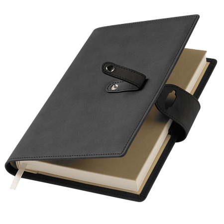 Ежедневник-портфолио Passage NEO недатированный в подарочной коробке, черный