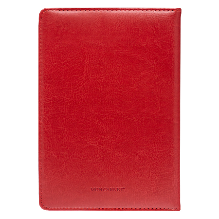 Ежедневник City Buffalo А5, красный, недатированный, в твердой обложке с поролоном