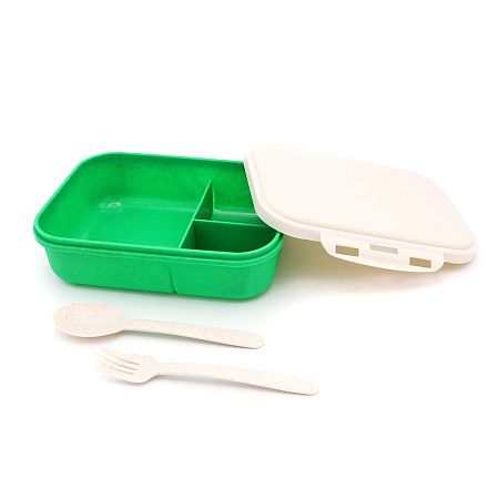 Ланчбокс (контейнер для еды) Ulf из пшеничного волокна, бежевый