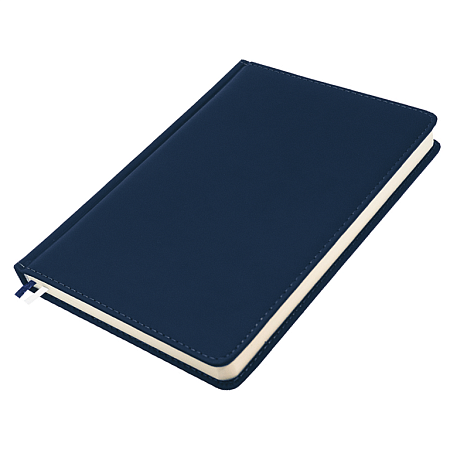 Ежедневник Classic Soft А5, темно-синий, недатированный, в твердой обложке