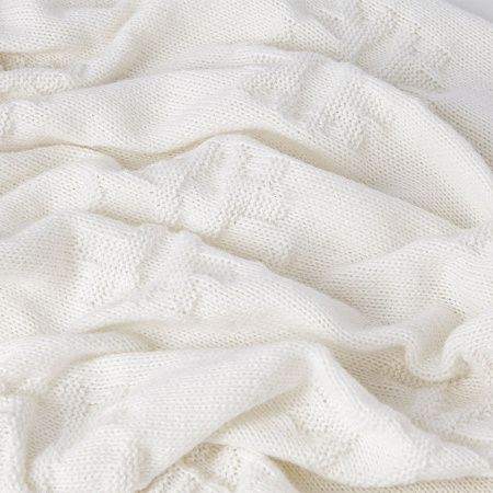 Плед под заказ с индивидуальным принтом. Полиэстер-софт, Петельный рисунок. 1 цвет. Размер 110х170