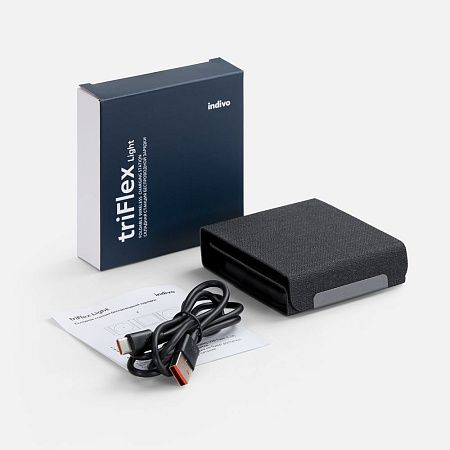 Складная станция беспроводной зарядки triFlex Light, черная