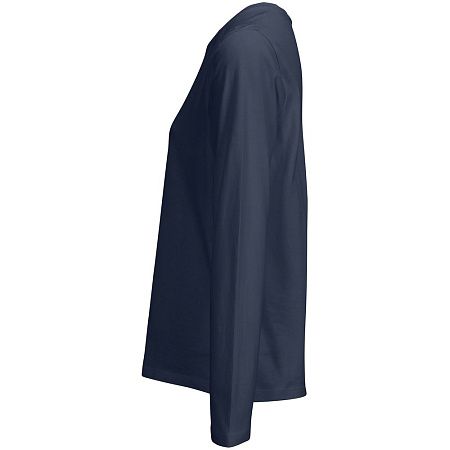 Футболка с длинным рукавом женская Monarch Women, темно-синяя (navy), размер S